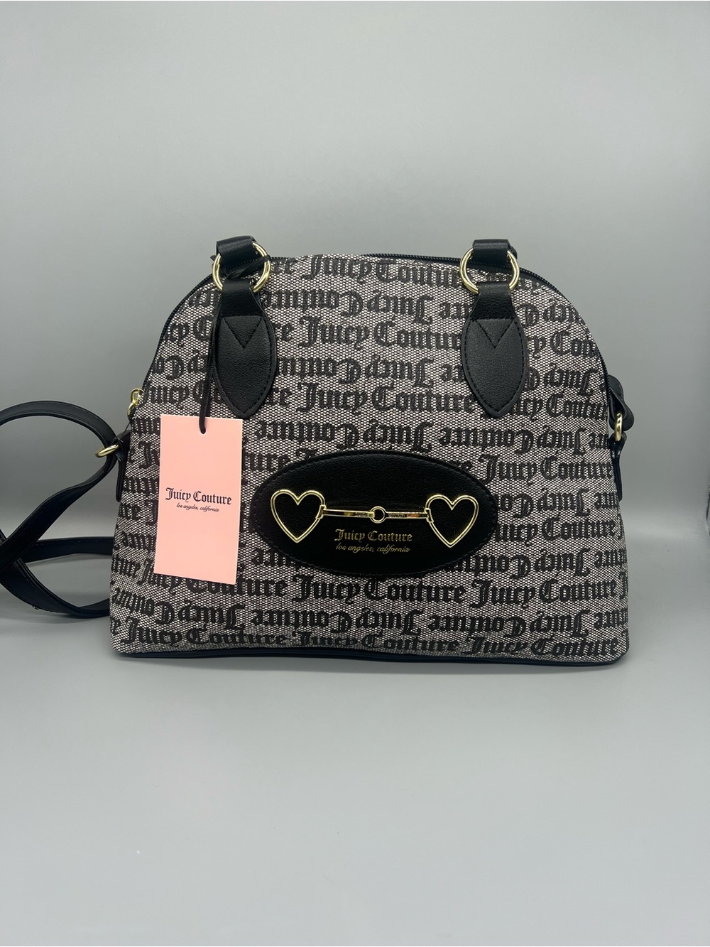 Juicy‎ couture heart to heart dome satchel purse